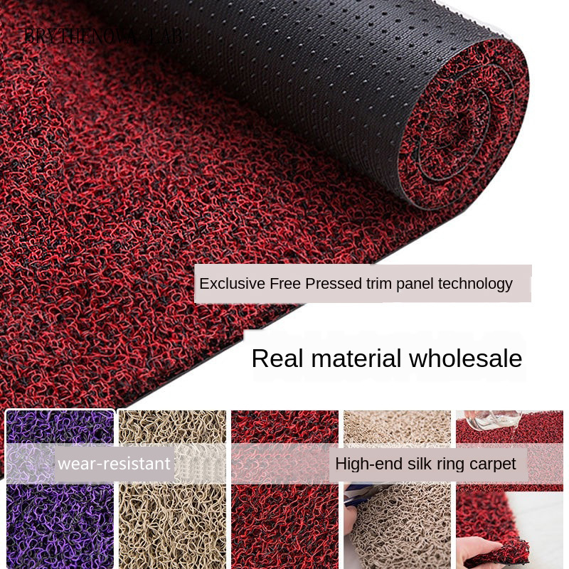 Anti-slip Door Mat PVC Silk Lo - Bamboo Bath Mat 评论和价格